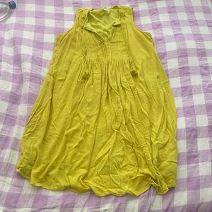Yellow Old Navy Dress Size Medium